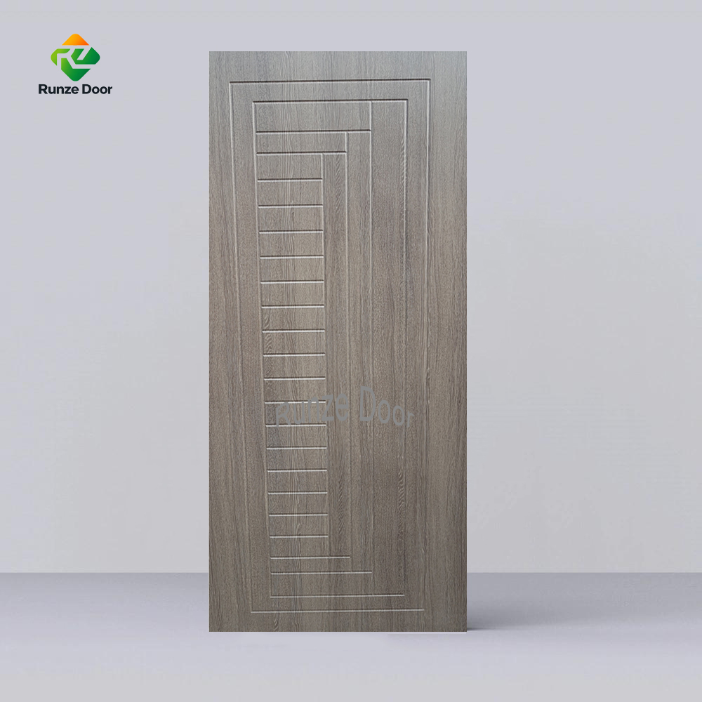 PVC MDF Door with Decorative Wood Grain Finish